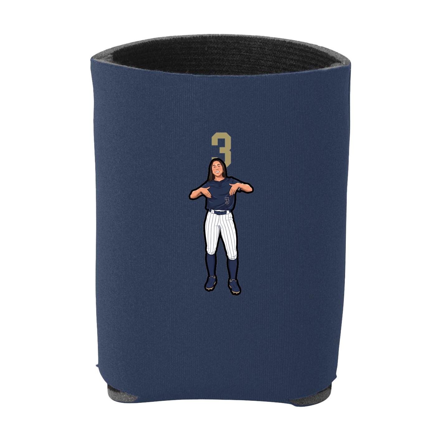Can Holder — Number Top in Navy
