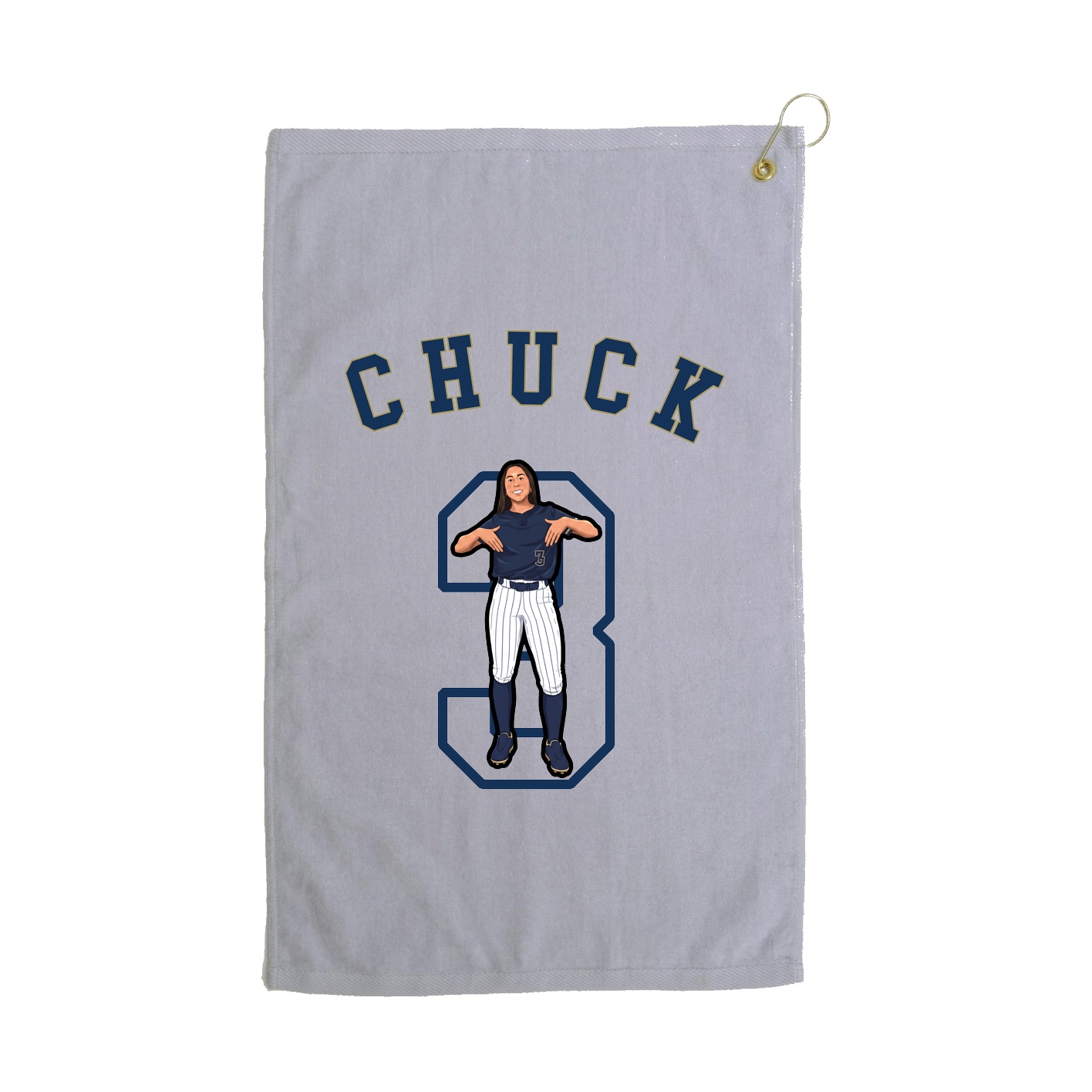 Golf Towel — Shirsey Arch in Grey