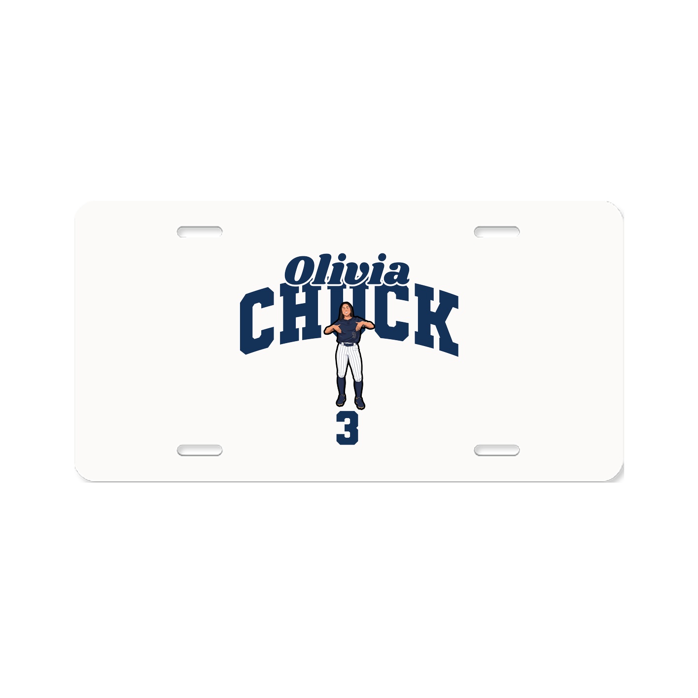 License Plate — Signature Arch in Classic