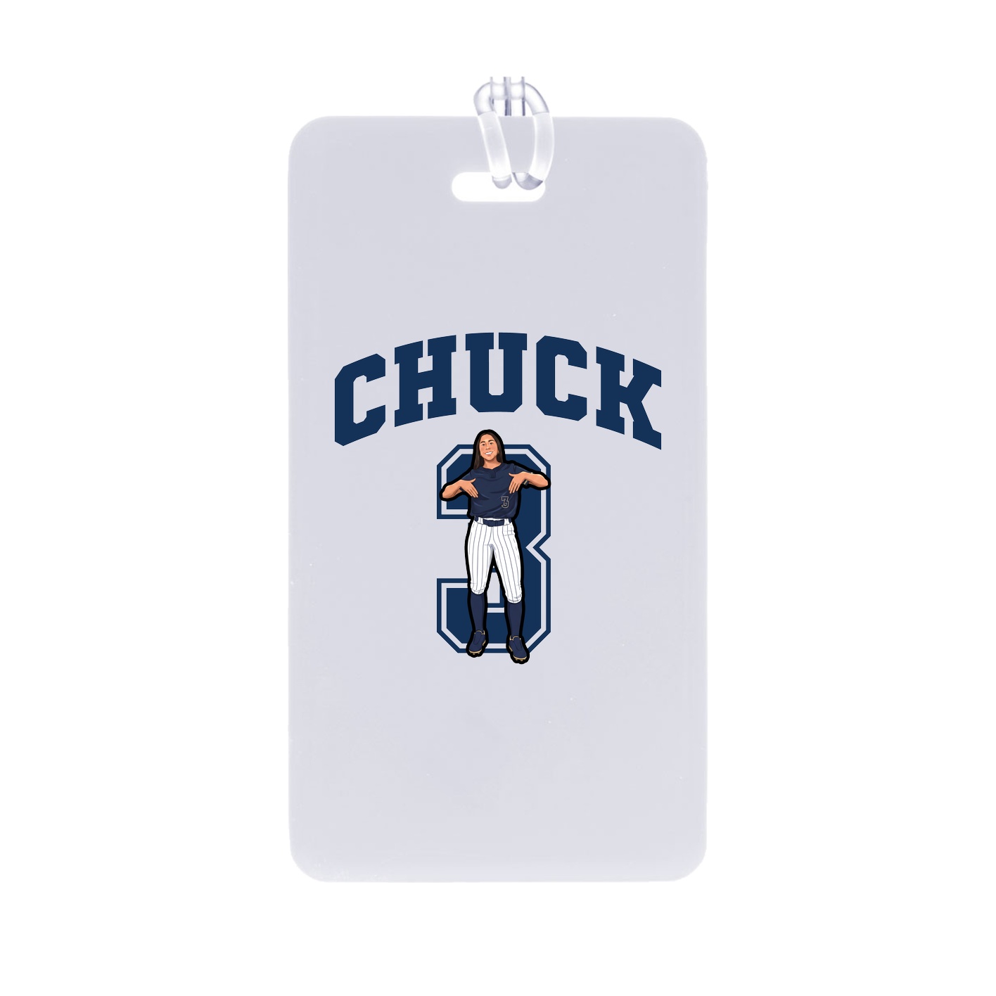 Bag Tag — Number in Classic