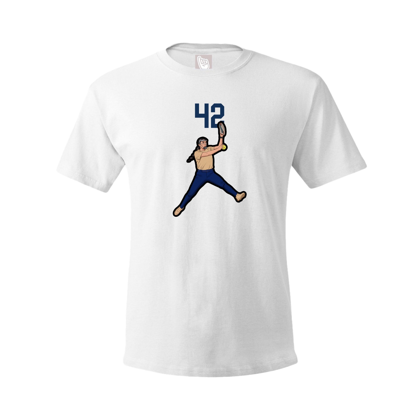 Tee — Number Top in White