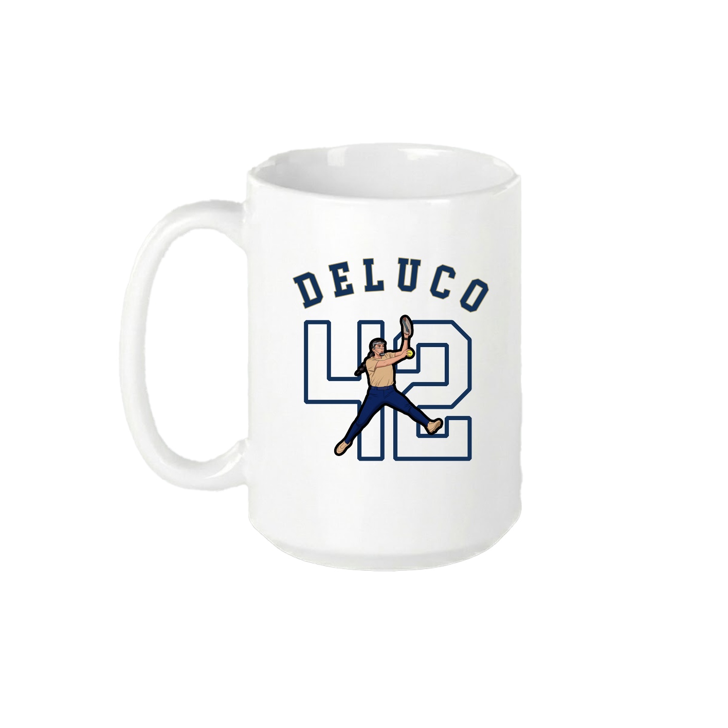 15oz Coffee Mug — Shirsey Arch in White