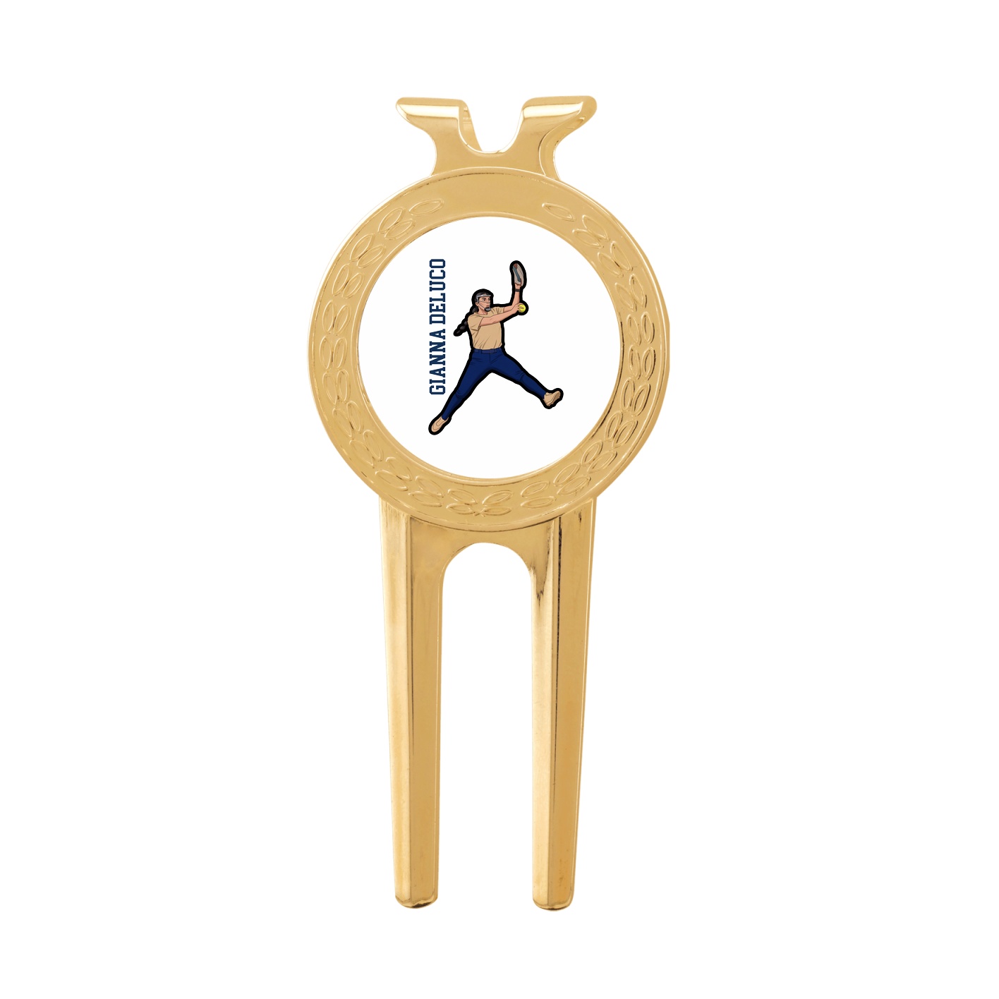 Divot Tool with Ball Marker — Name Vertical in Classic