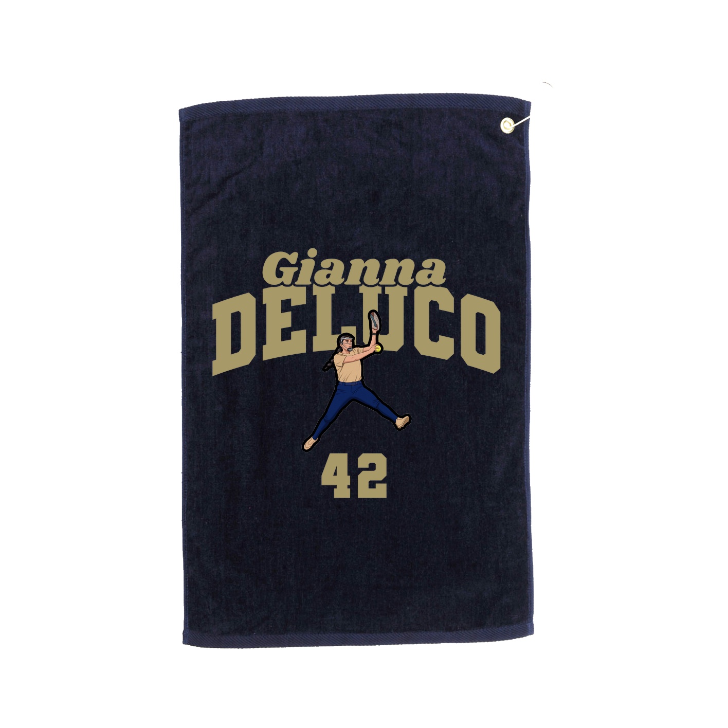 Golf Towel — Signature Arch in Navy