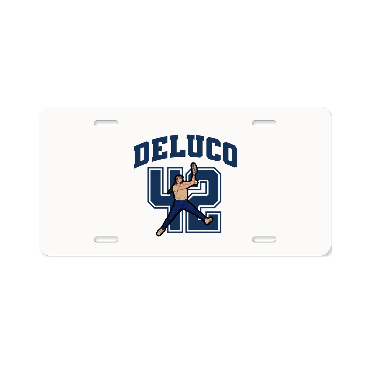 License Plate — Number in Classic
