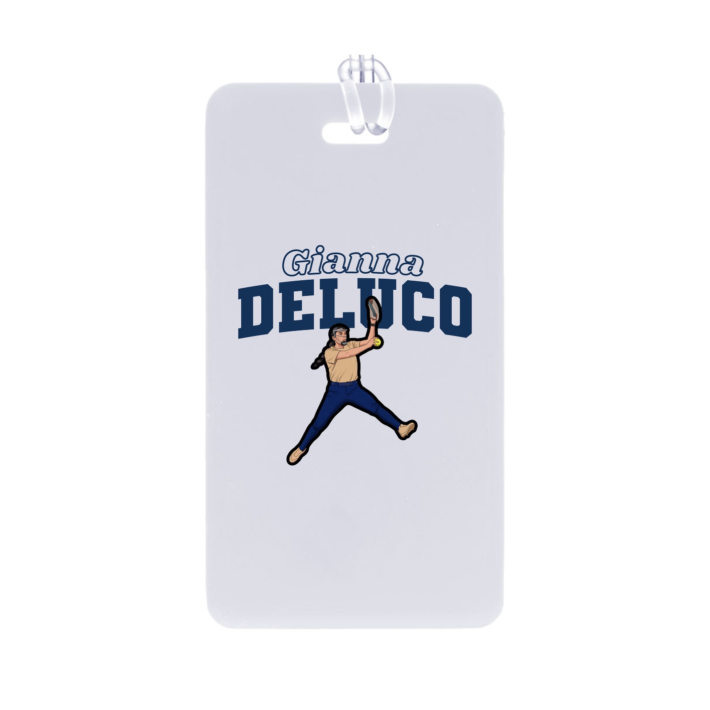 Bag Tag — Name Arch in Classic