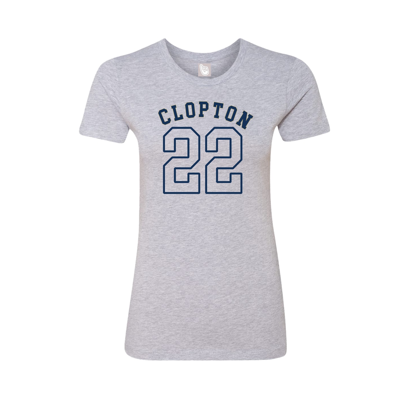 Fitted Women's Tee — Shirsey Arch in Grey