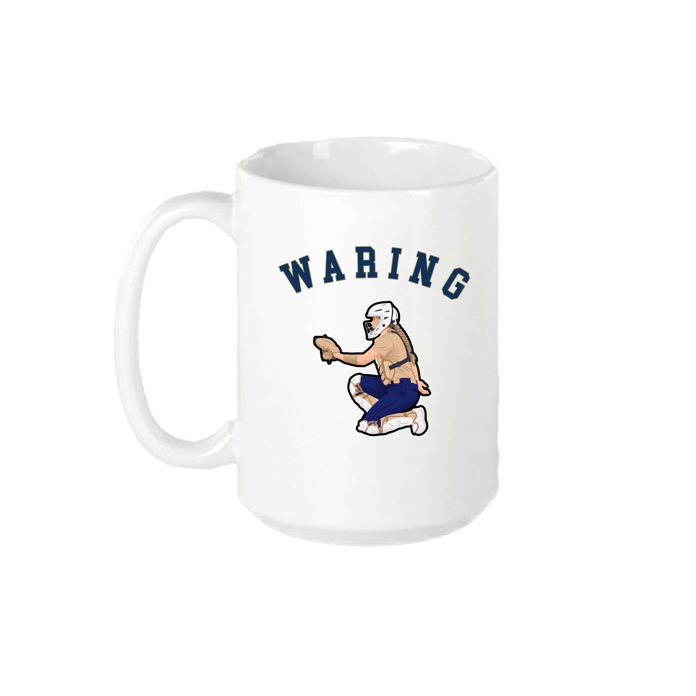 15oz Coffee Mug — Shirsey Arch in White