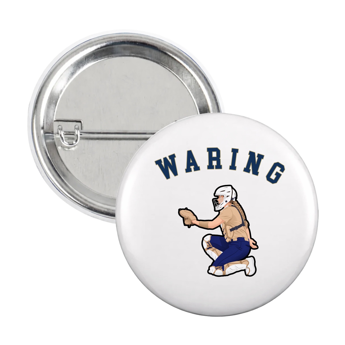 Game Day Button — Shirsey Arch in White