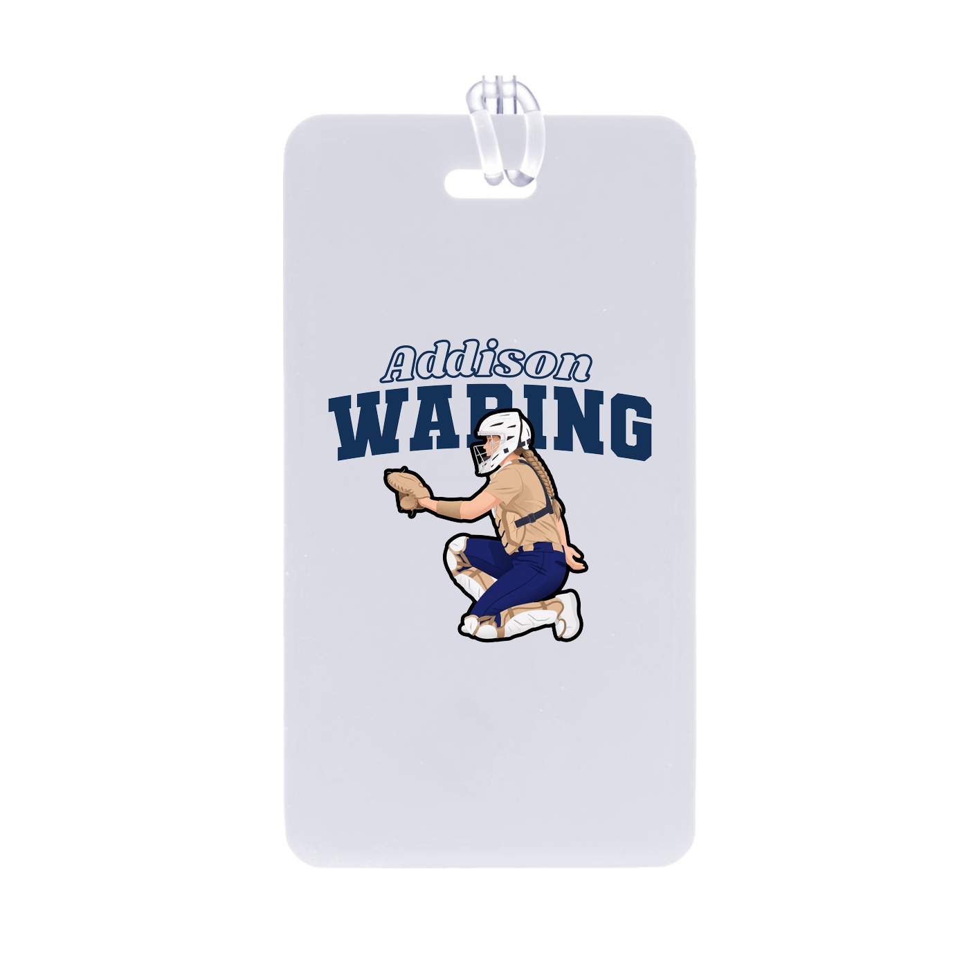 Bag Tag — Name Arch in Classic
