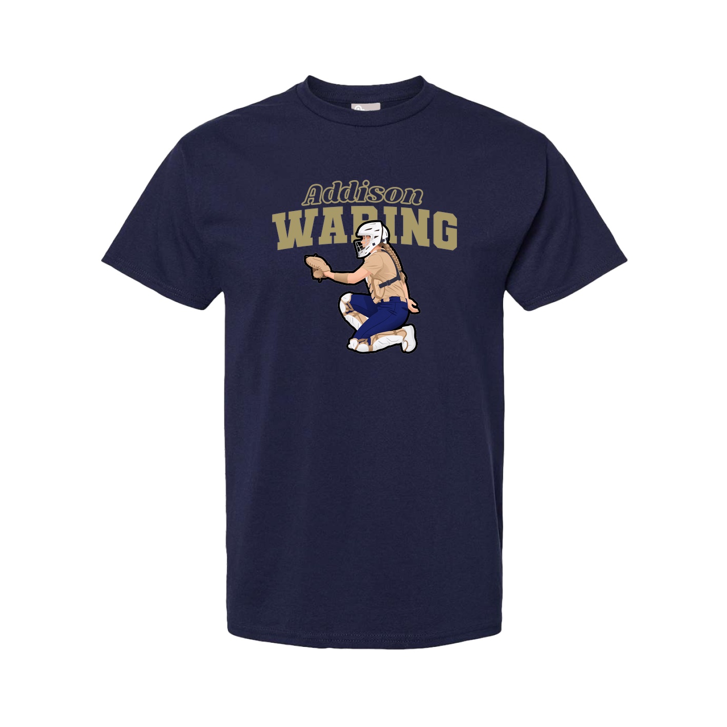 Tee — Name Arch in Navy
