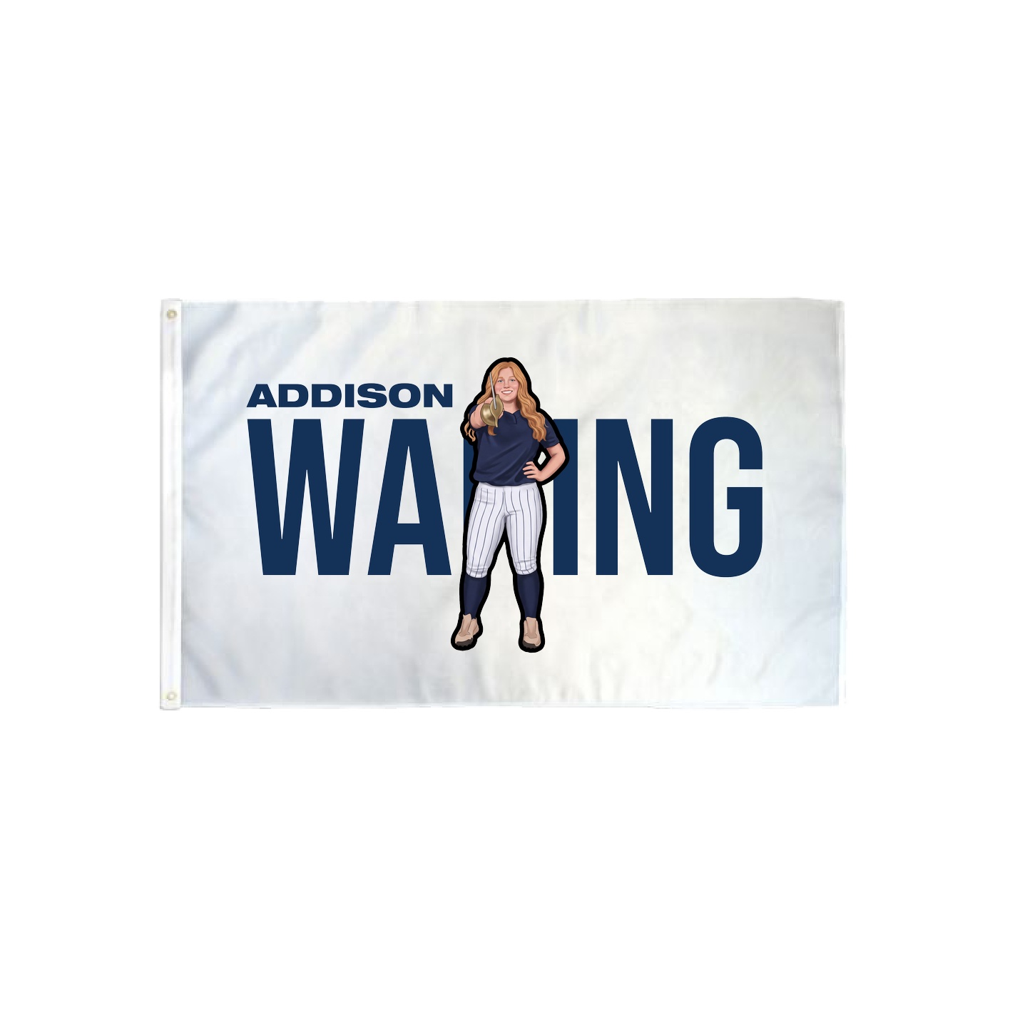 3x5 Flag — Player Name in Classic