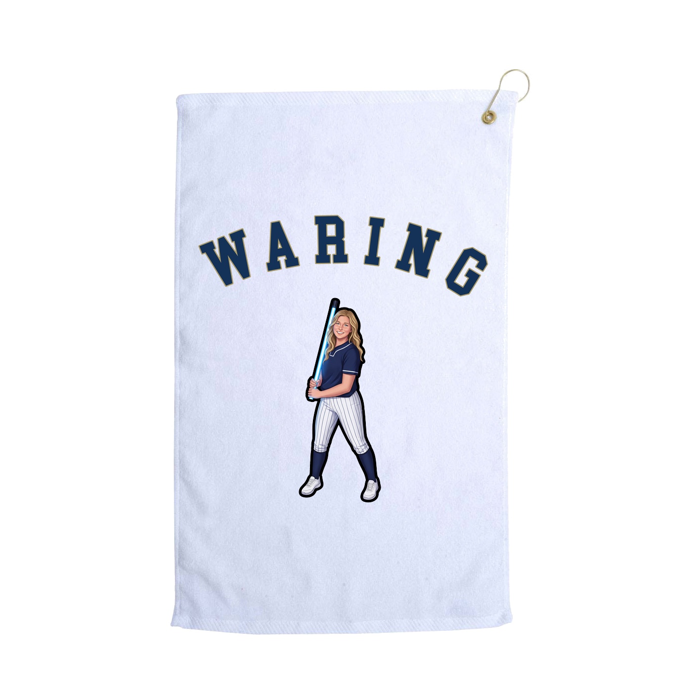 Golf Towel — Shirsey Arch in White