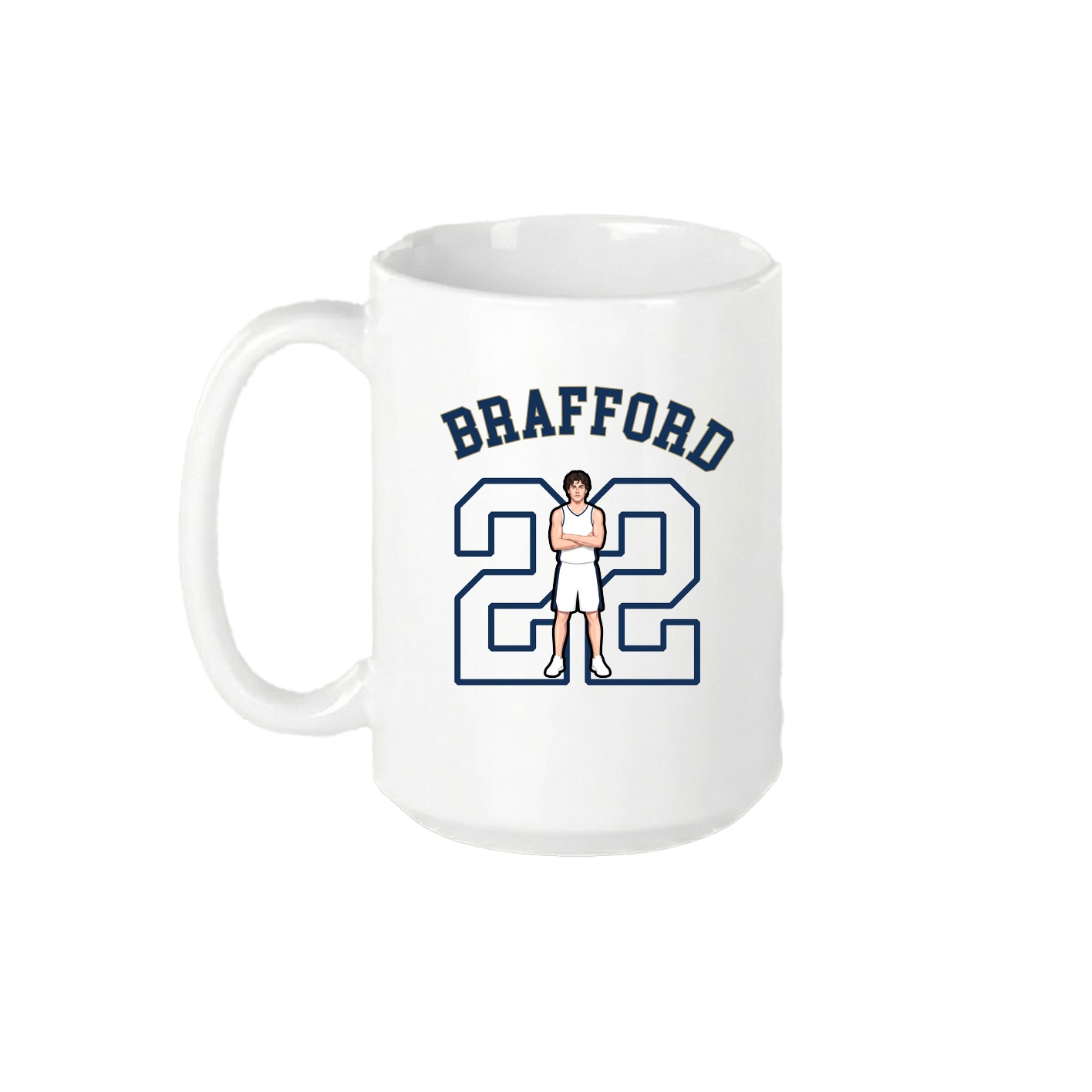 15oz Coffee Mug — Shirsey Arch in White