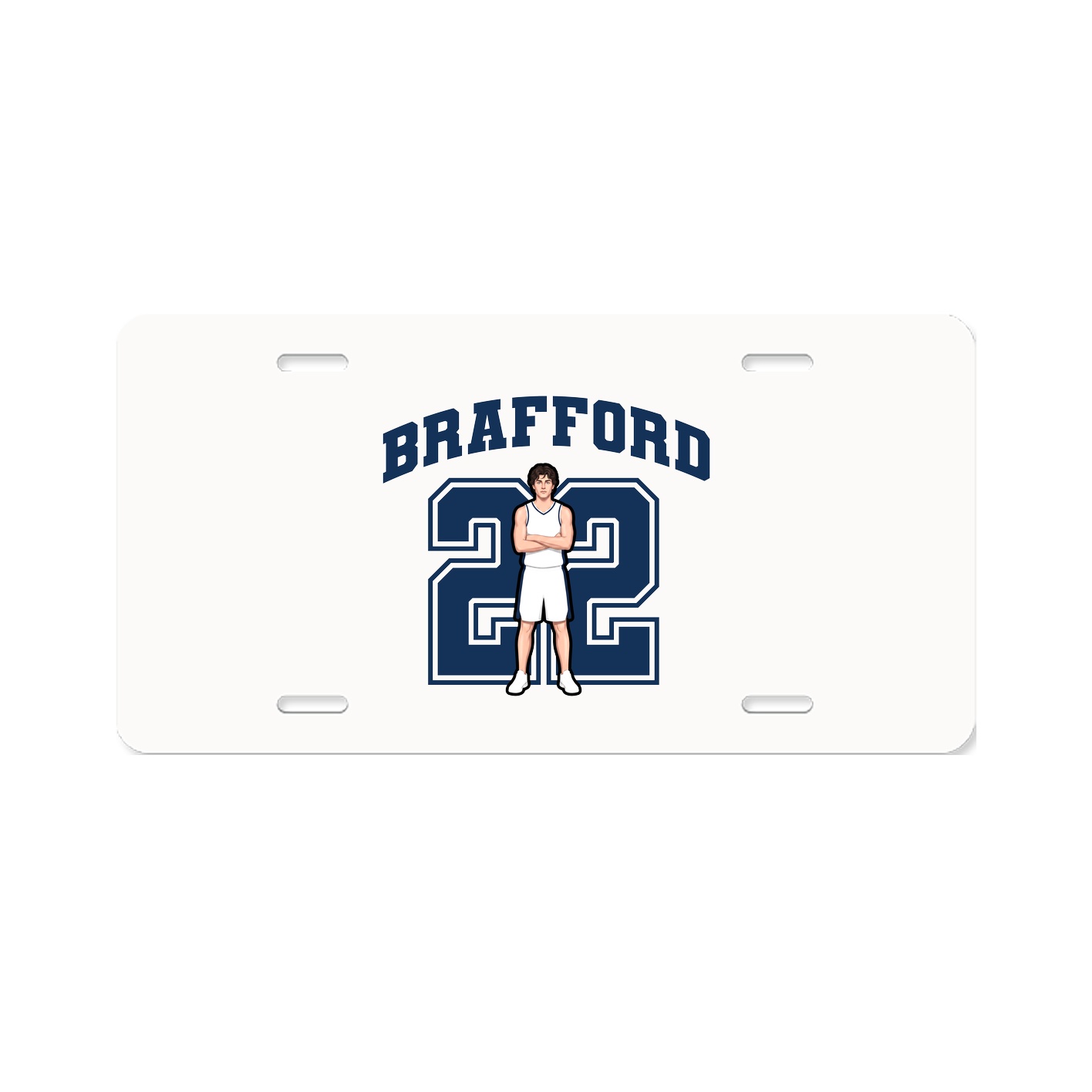License Plate — Number in Classic