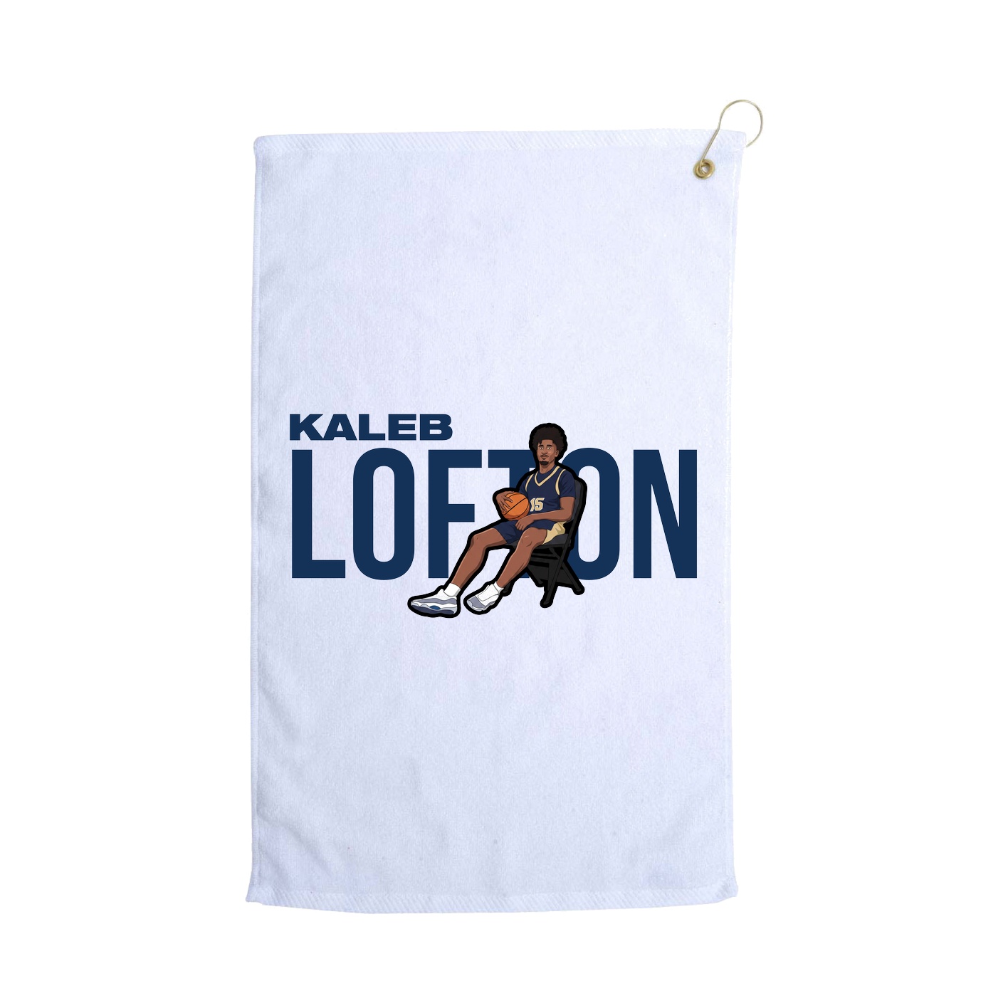 Golf Towel — Player Name in White