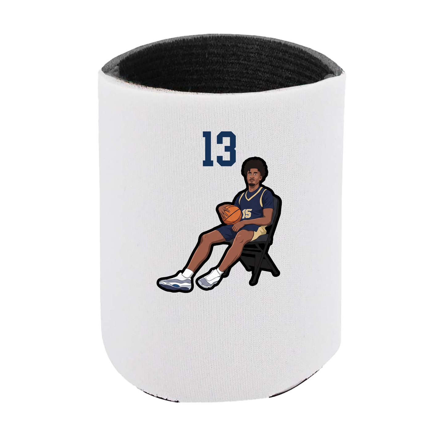 Can Holder — Number Top in White