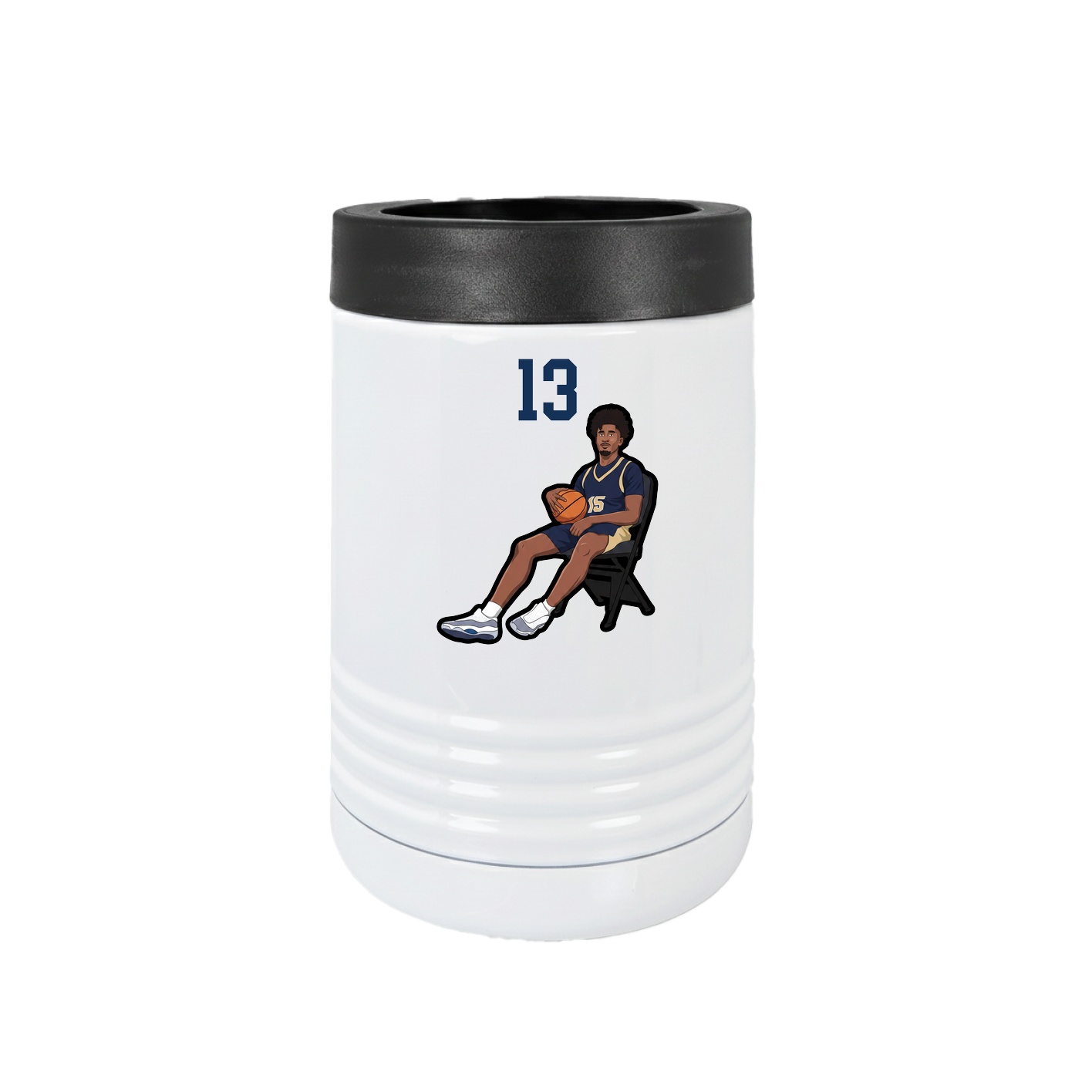 Beverage Holder — Number Top in White