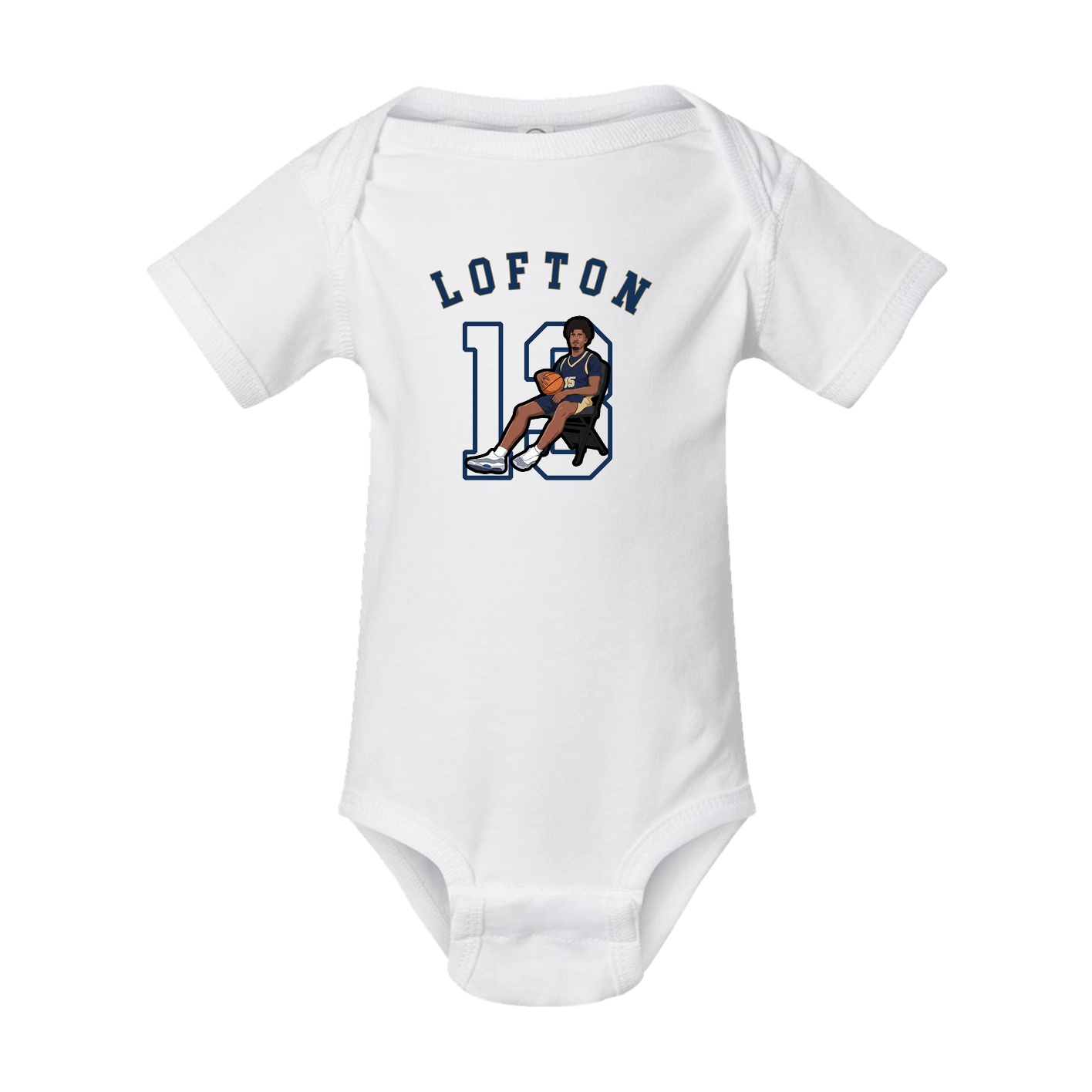 Baby Onesie — Shirsey Arch in White