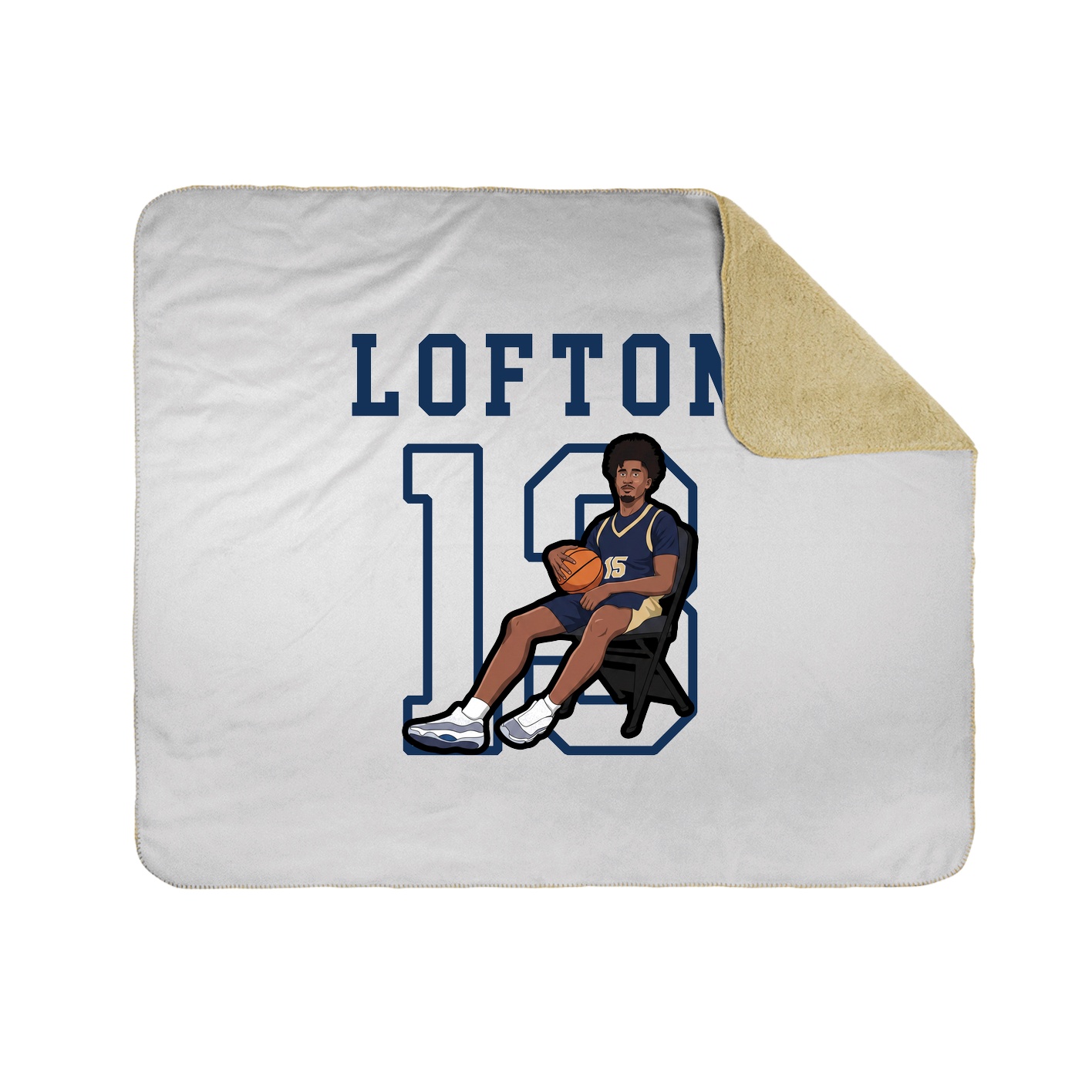 Throw Blanket — Shirsey in White