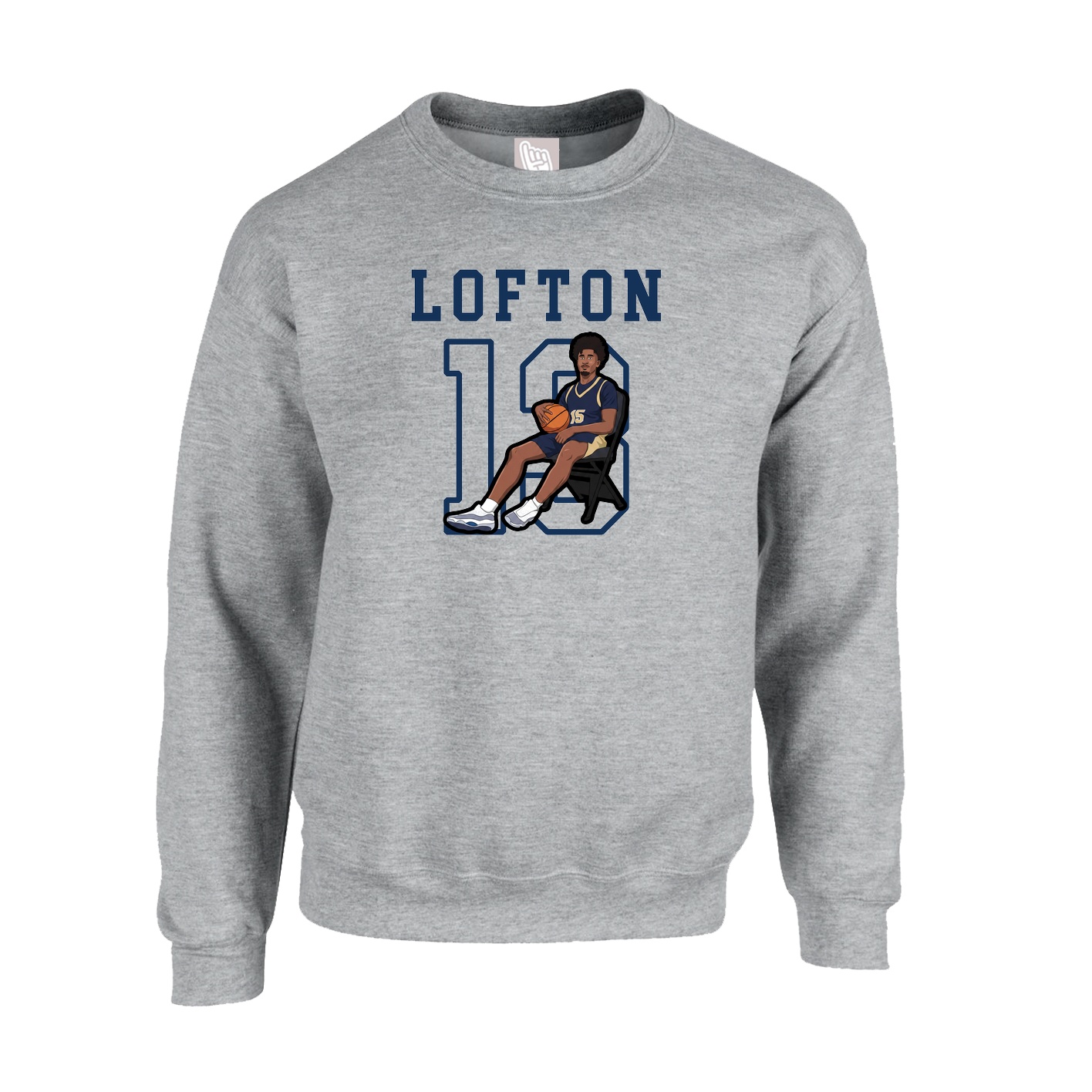Fleece Crew — Shirsey in Grey
