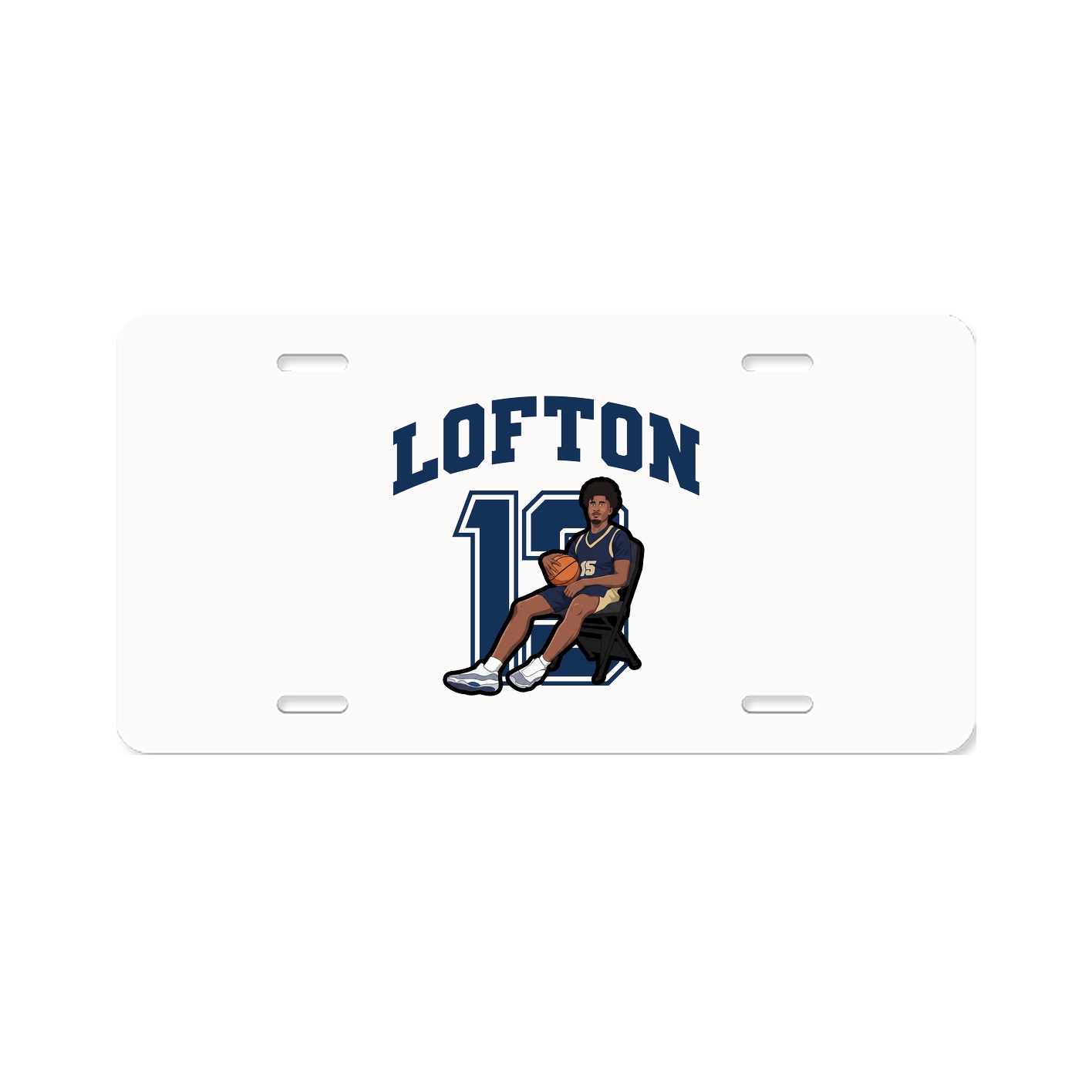 License Plate — Number in Classic