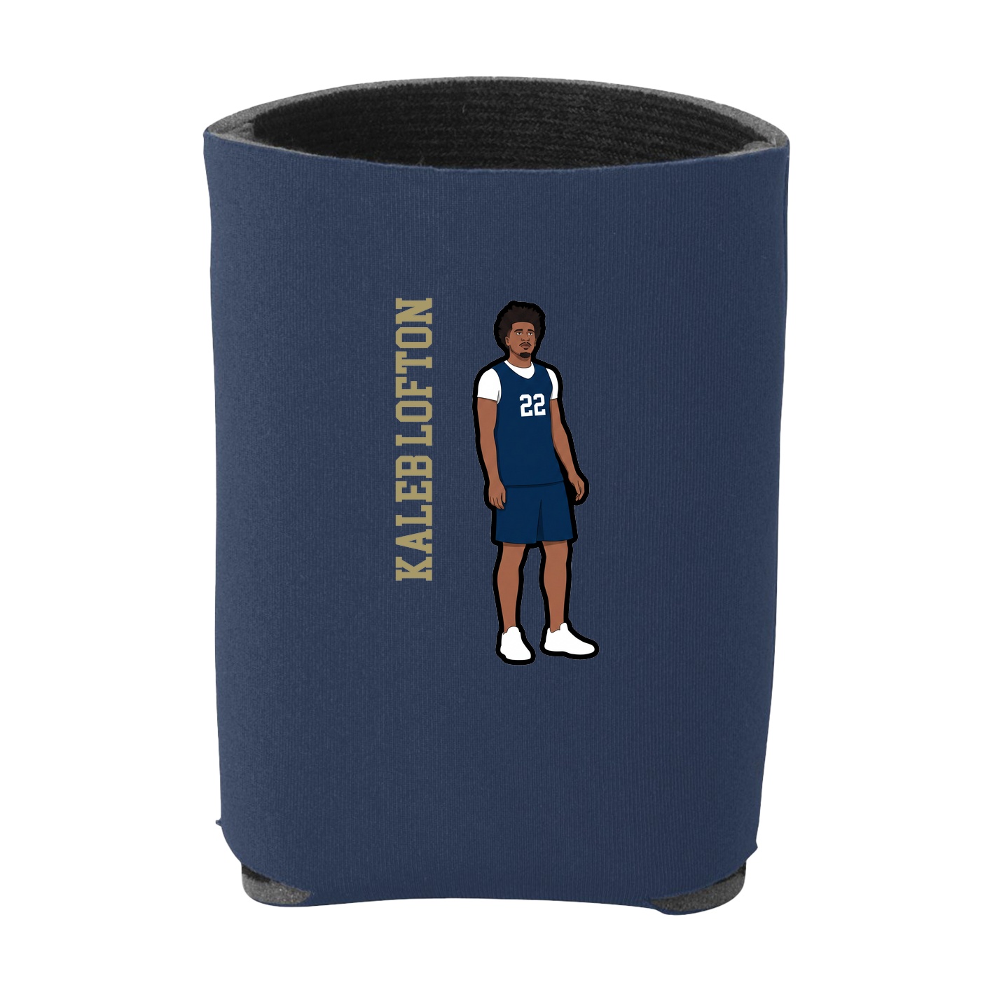 Can Holder — Name Vertical in Navy