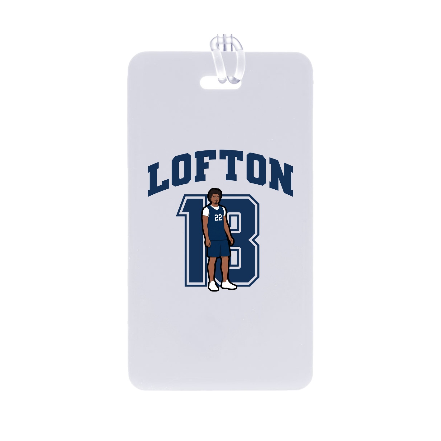 Bag Tag — Number in Classic