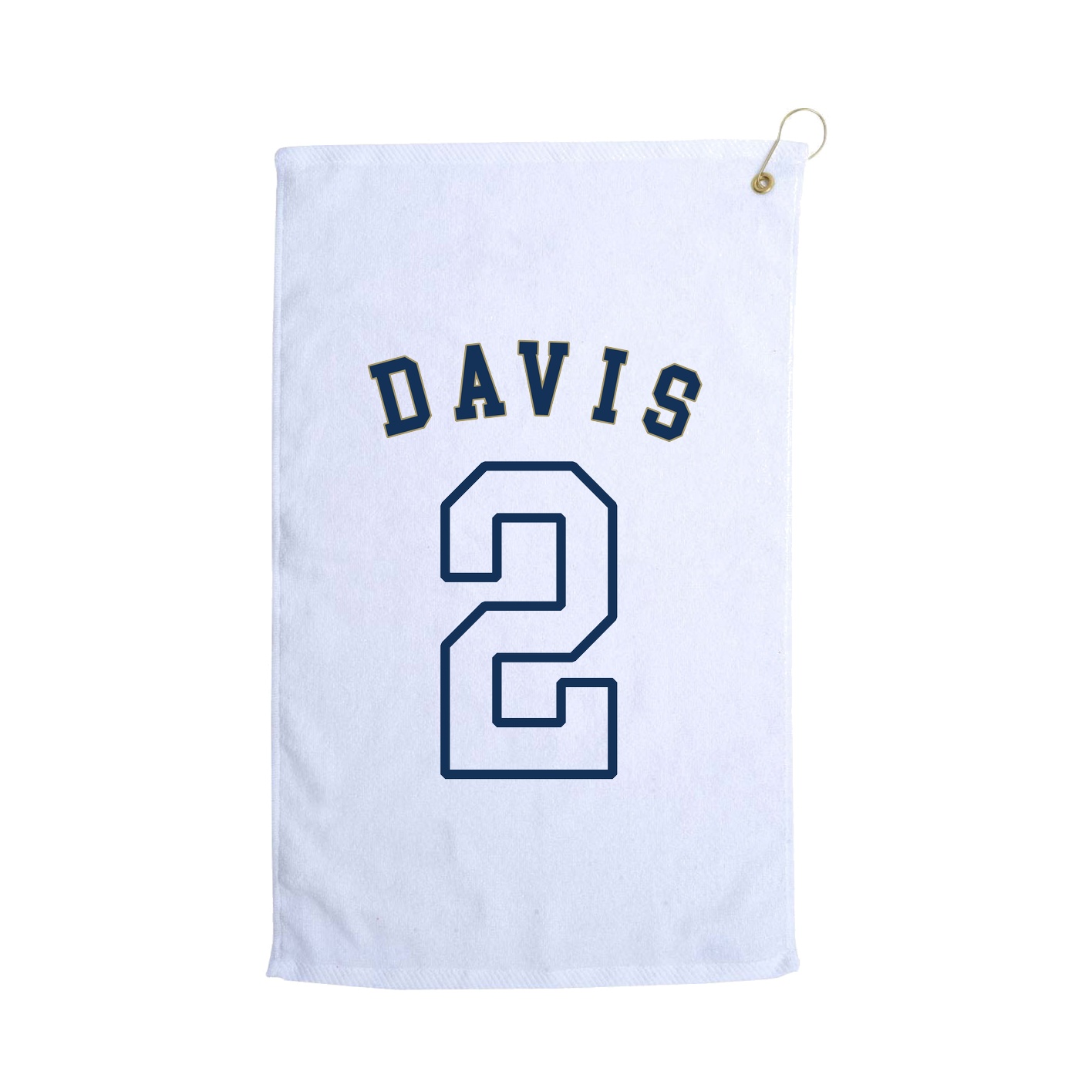 Golf Towel — Shirsey Arch in White