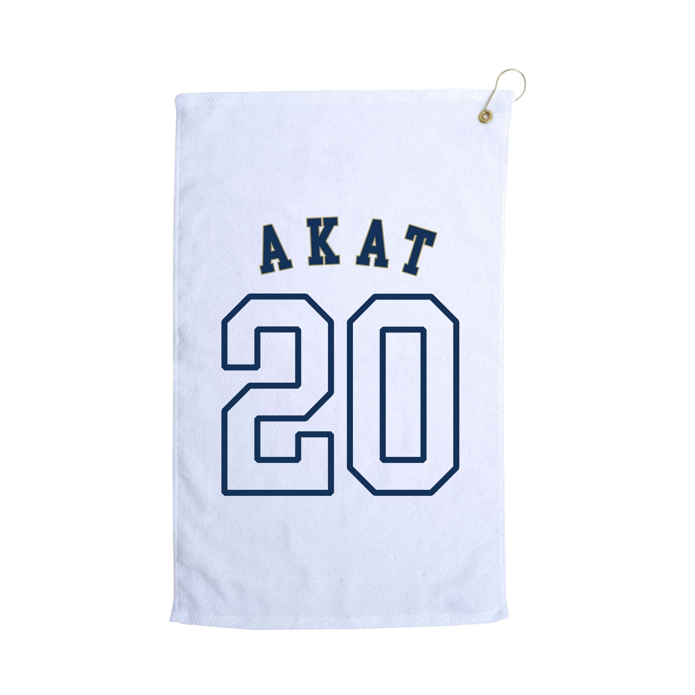 Golf Towel — Shirsey Arch in White
