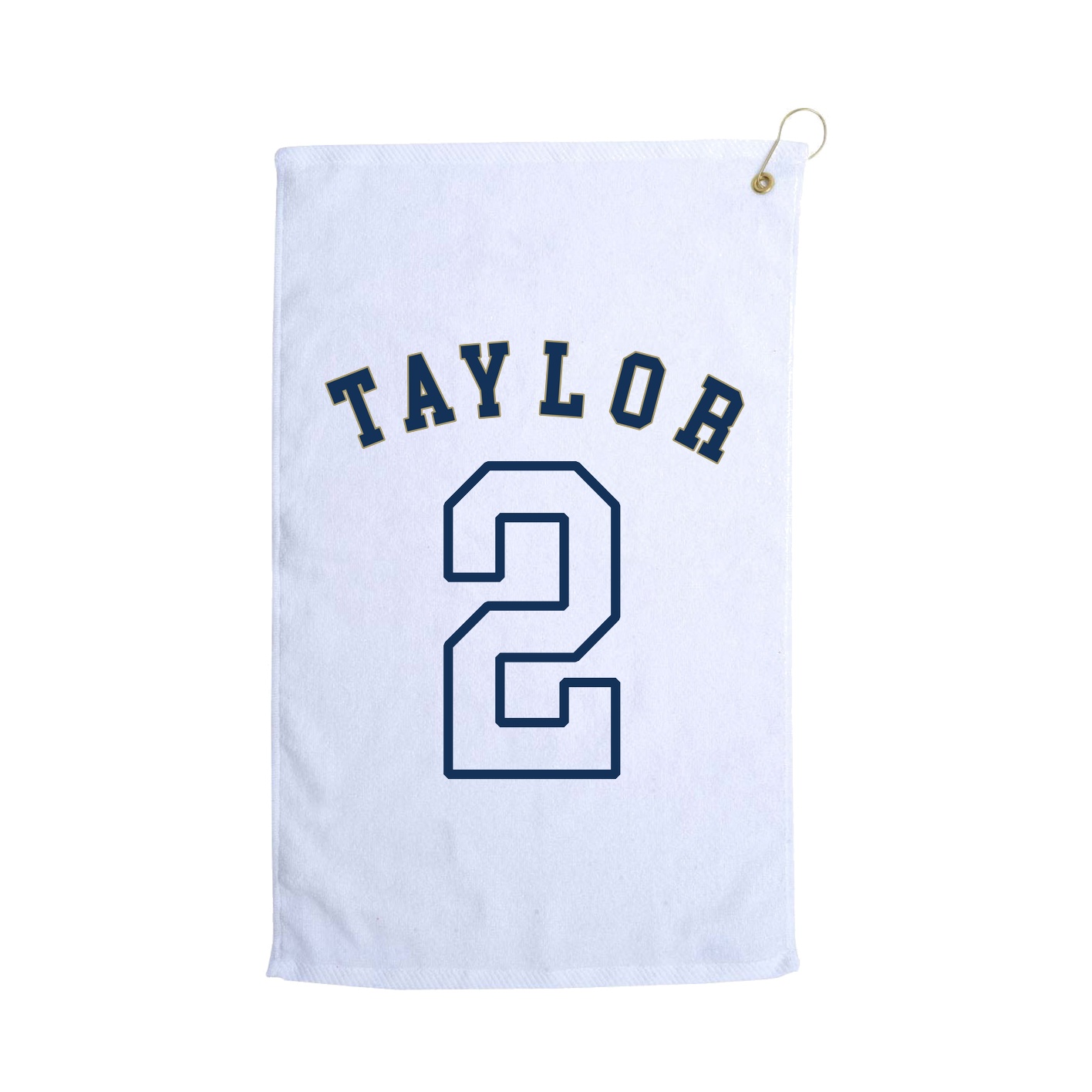 Golf Towel — Shirsey Arch in White