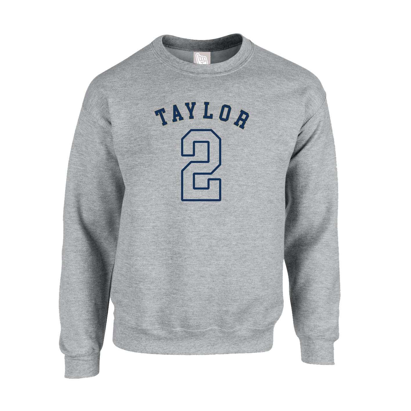Fleece Crew — Shirsey Arch in Grey