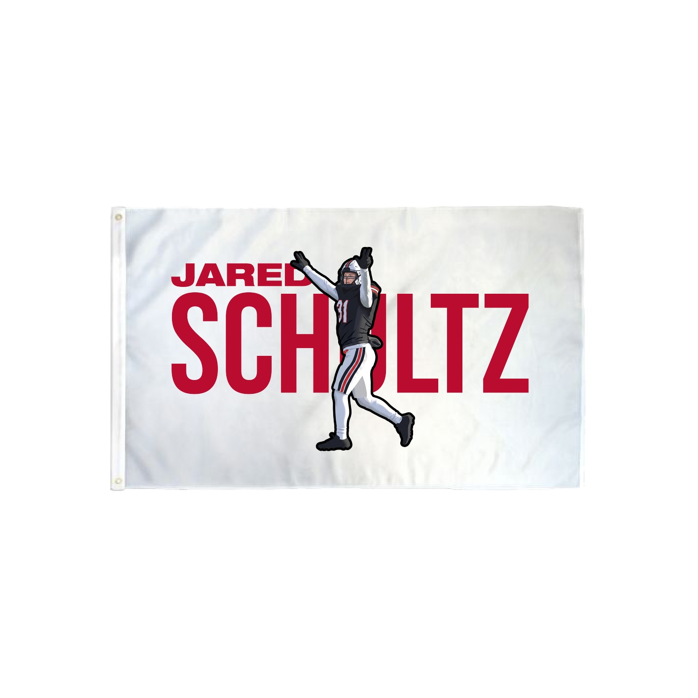 3x5 Flag — Player Name in Classic
