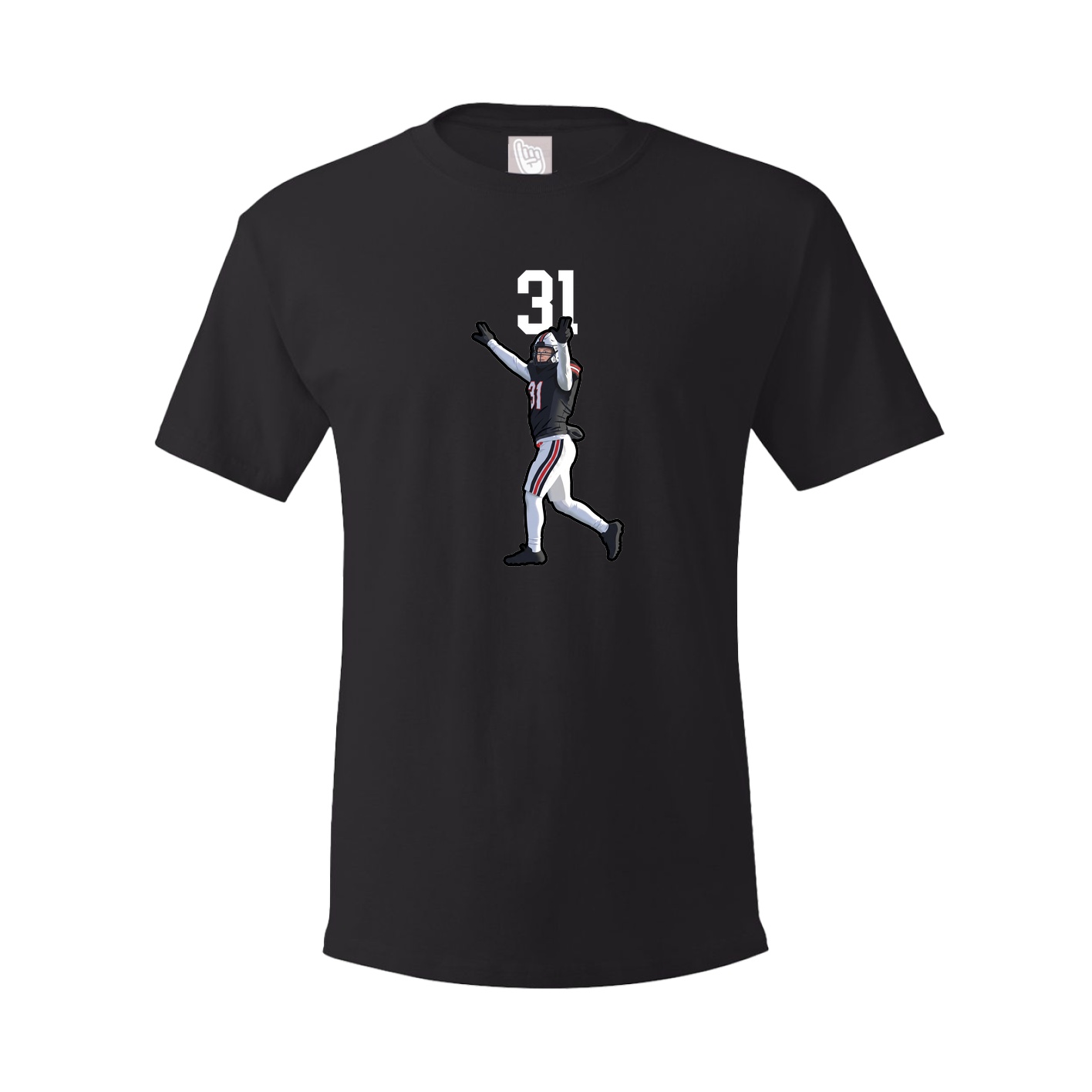Tee — Number Top in Black