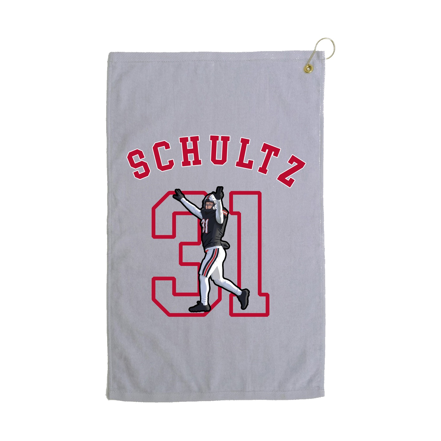 Golf Towel — Shirsey Arch in Grey