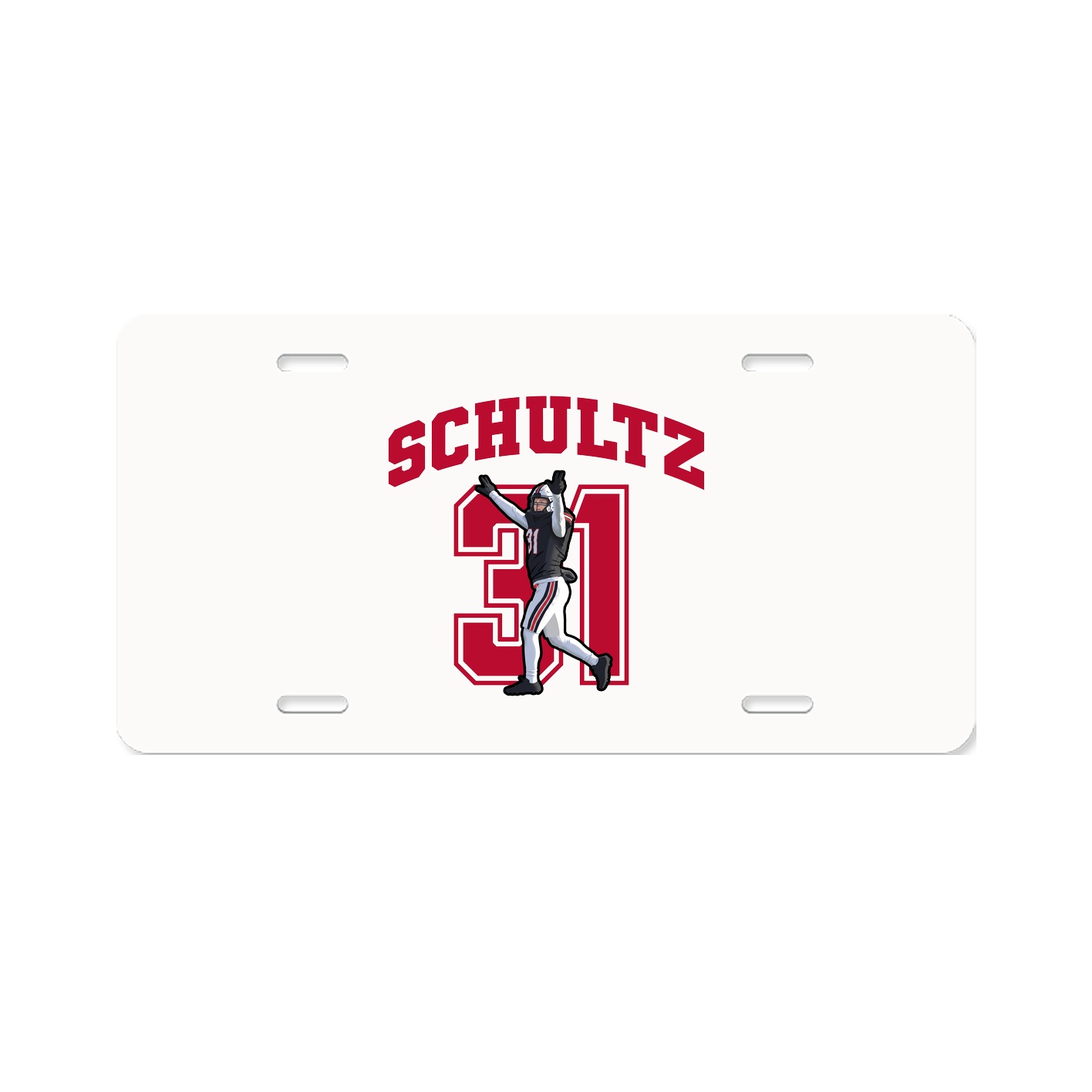 License Plate — Number in Classic