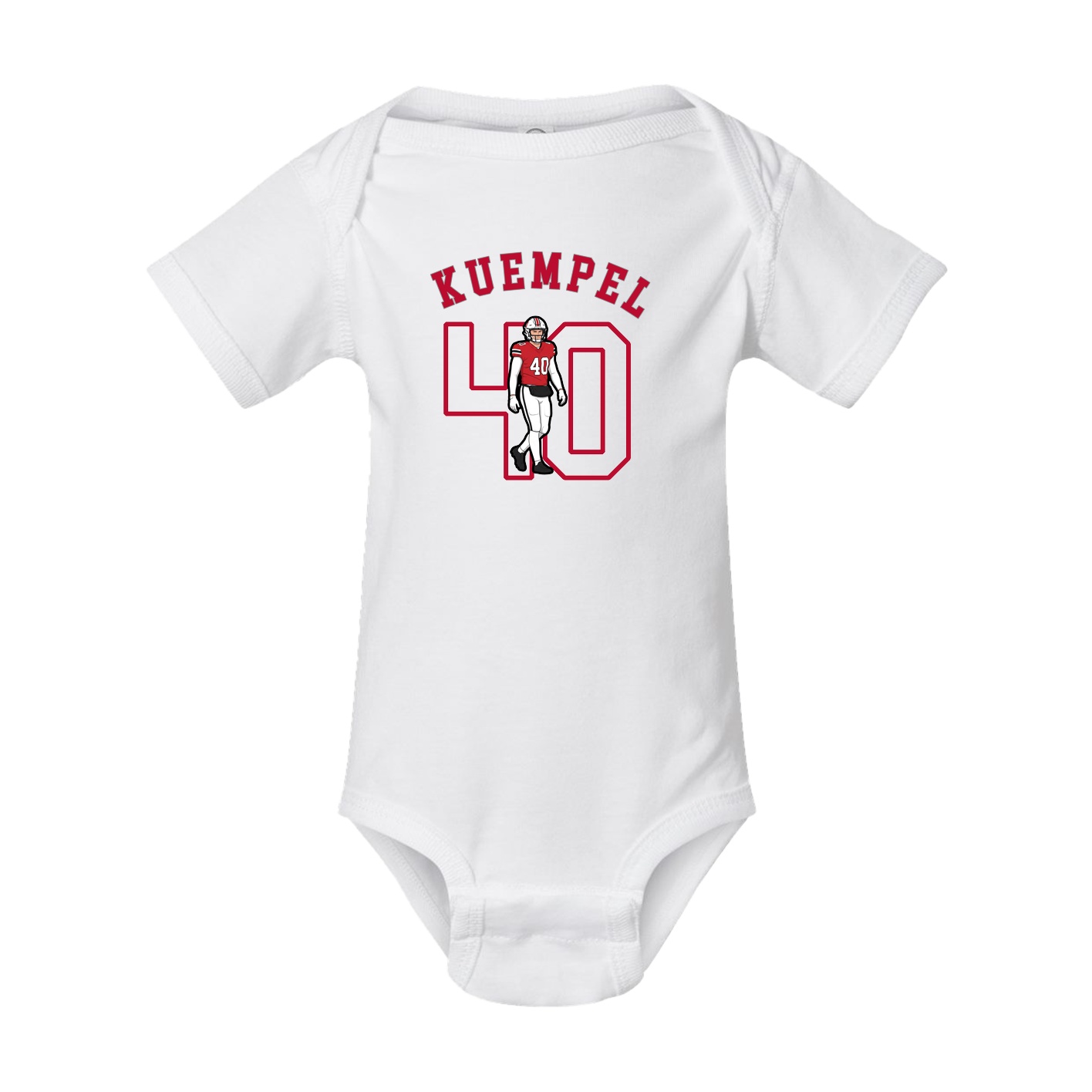 Baby Onesie — Shirsey Arch in White