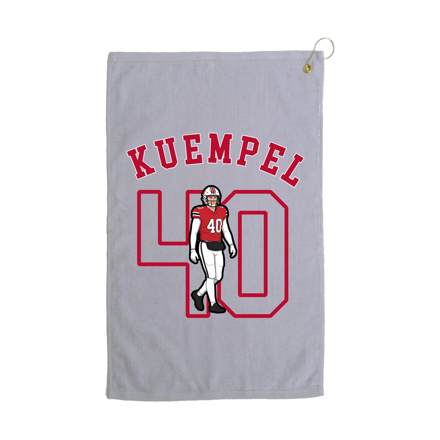 Golf Towel — Shirsey Arch in Grey