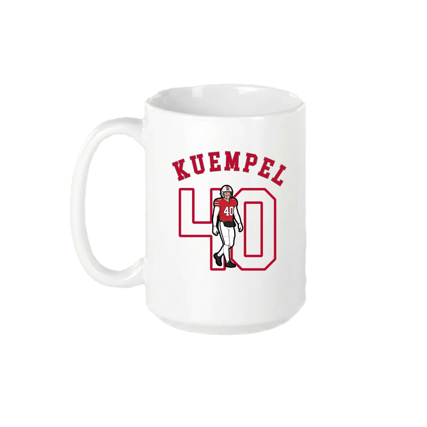 15oz Coffee Mug — Shirsey Arch in White