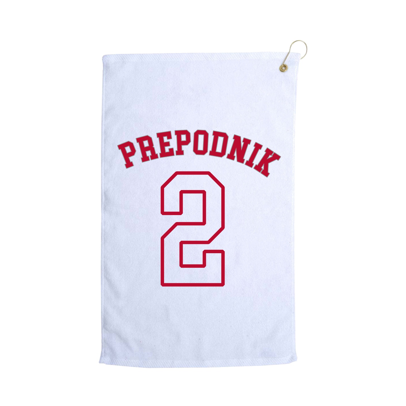 Golf Towel — Shirsey Arch in White