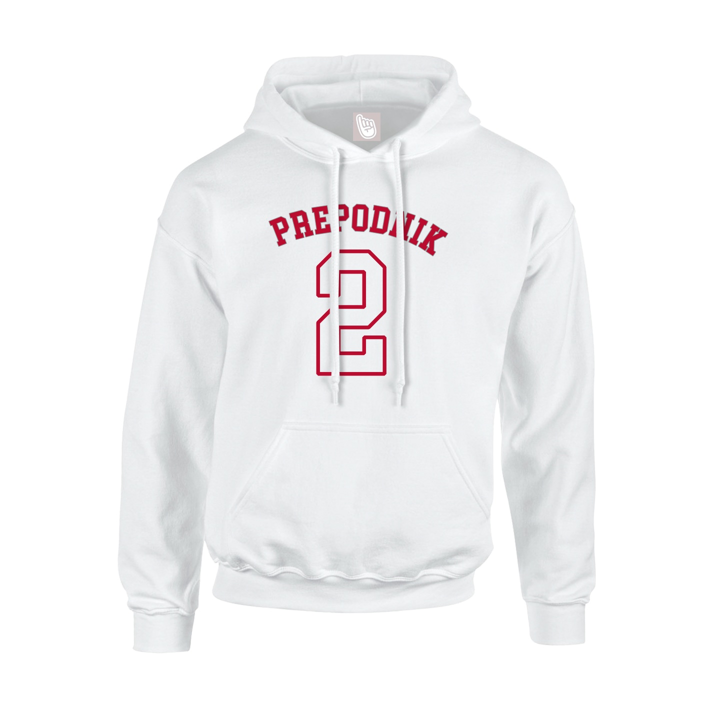 Hoodie — Shirsey Arch in White