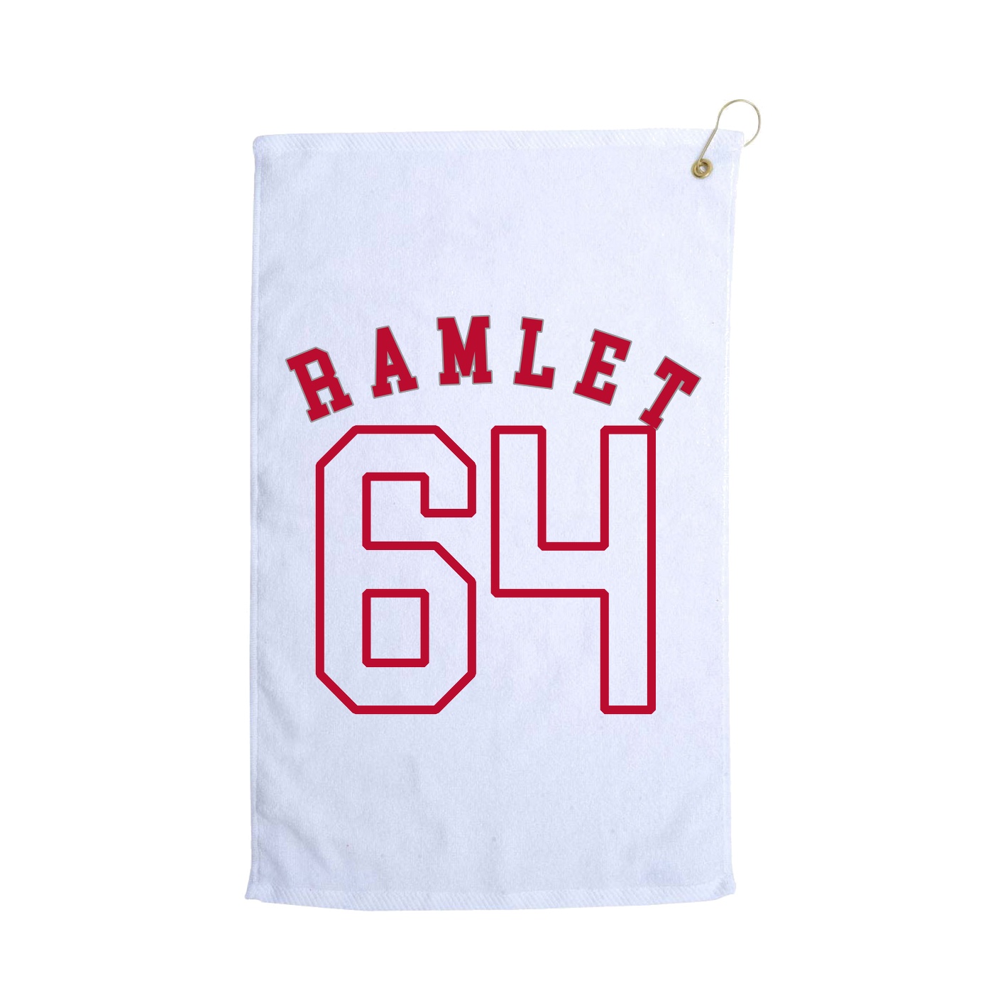 Golf Towel — Shirsey Arch in White
