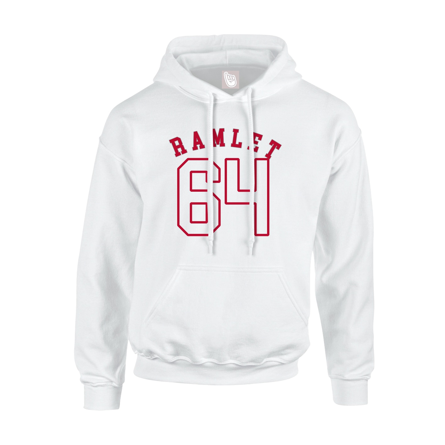 Hoodie — Shirsey Arch in White