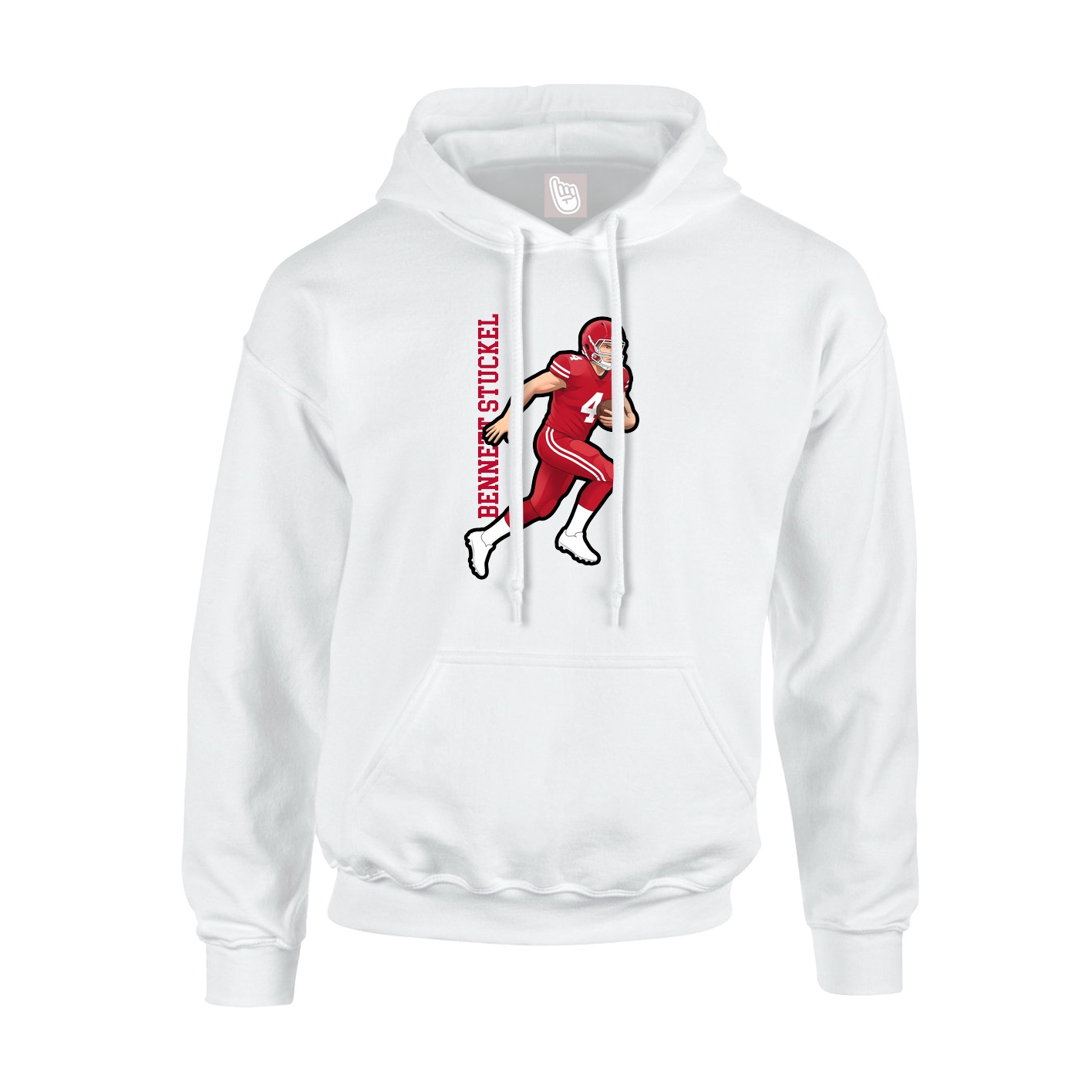 Hoodie — Classic in White