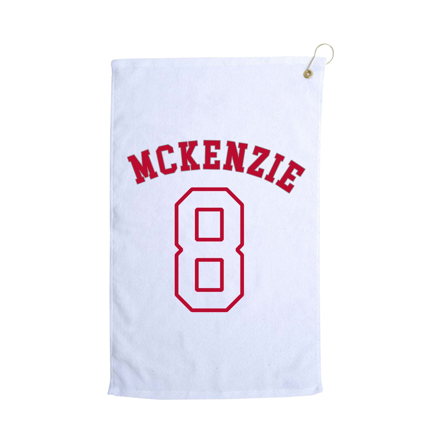 Golf Towel — Shirsey Arch in White