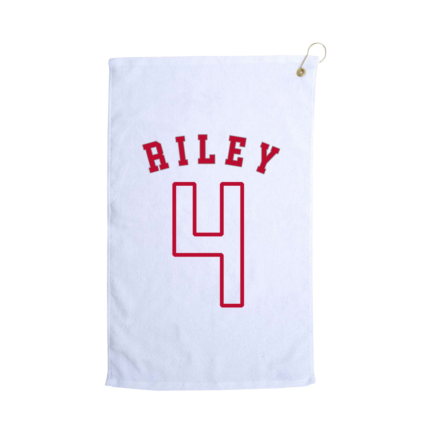 Golf Towel — Shirsey Arch in White
