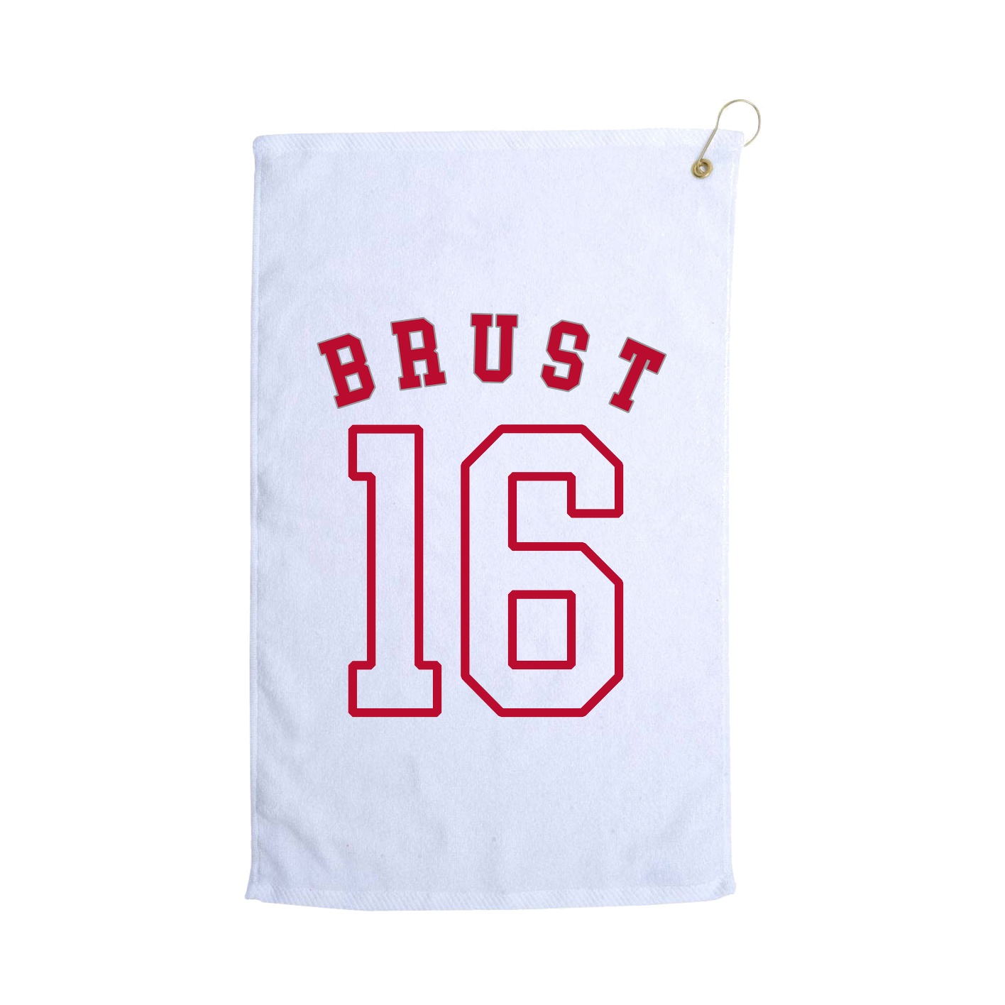 Golf Towel — Shirsey Arch in White