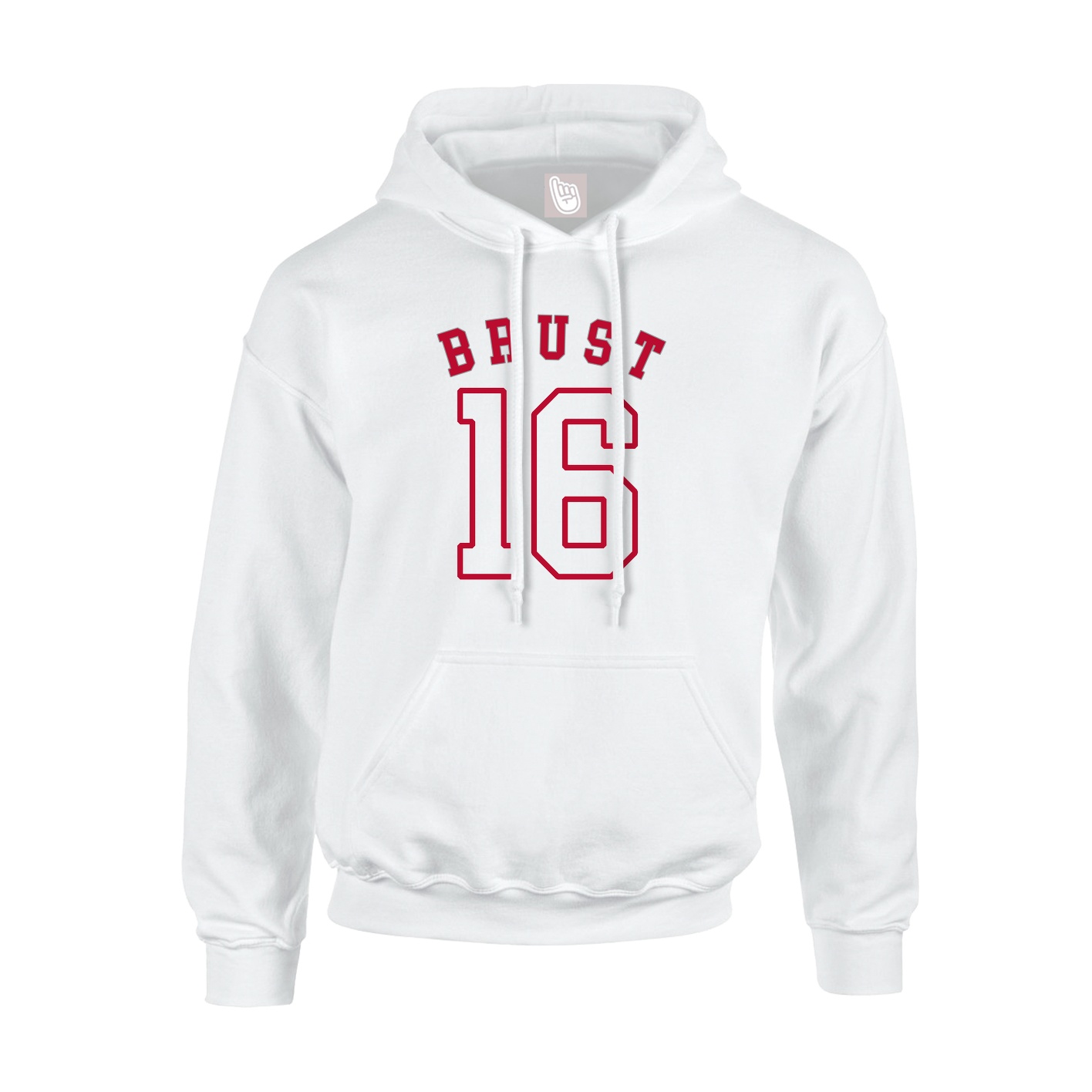 Hoodie — Shirsey Arch in White