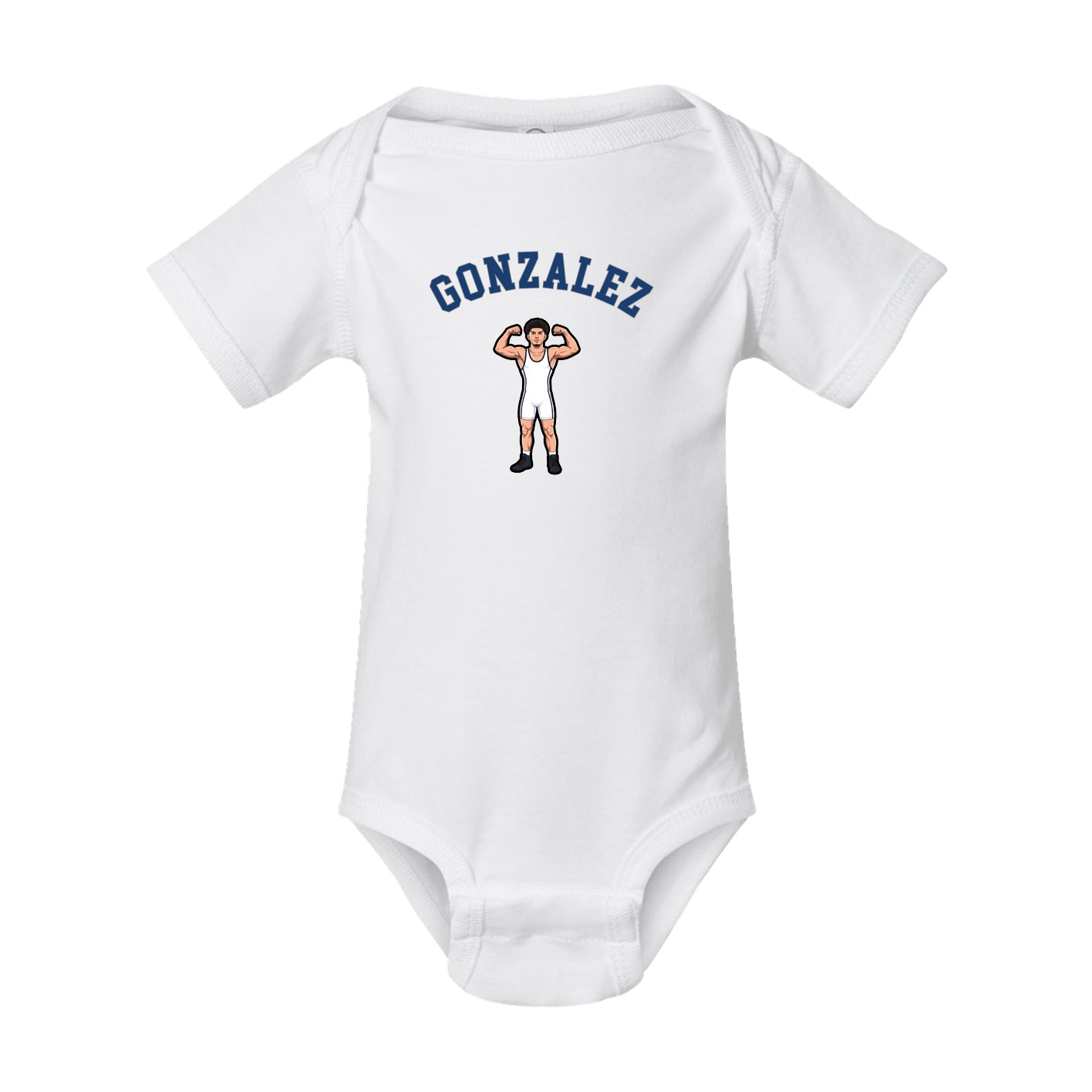 Baby Onesie — Shirsey Arch in White