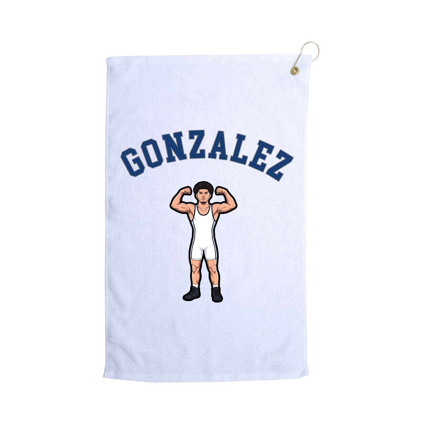 Golf Towel — Shirsey Arch in White